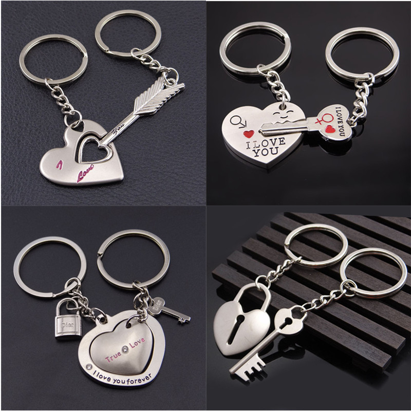 Breloc din metal Love-Vânzare fierbinte Breloc de modă din aliaj de zinc, placat cu argint, Cadou pentru iubiți Breloc din metal