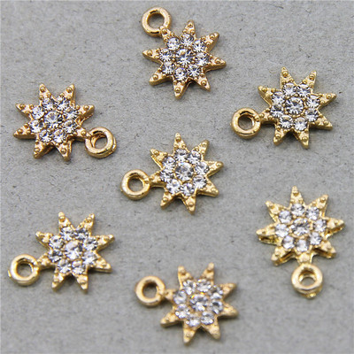 10 buc. Mini pandantive cu farmec cu cruce de religie pentru brățară, colier, accesorii de bijuterii, fabricare de bijuterii