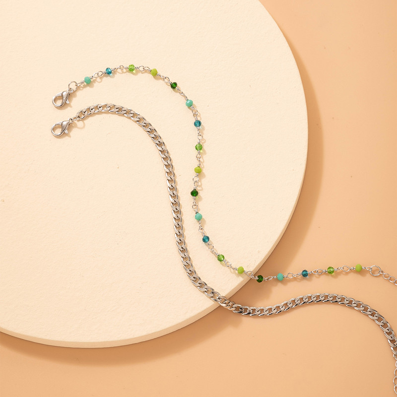 Tocona INS Pretty Butterfly pėdų grandinėlė spalvinga karoliukų pėdų grandinėlė iš lydinio Reguliuojama Bohemijos papuošalų aksesuarai 3vnt/komplektai 20011 m.