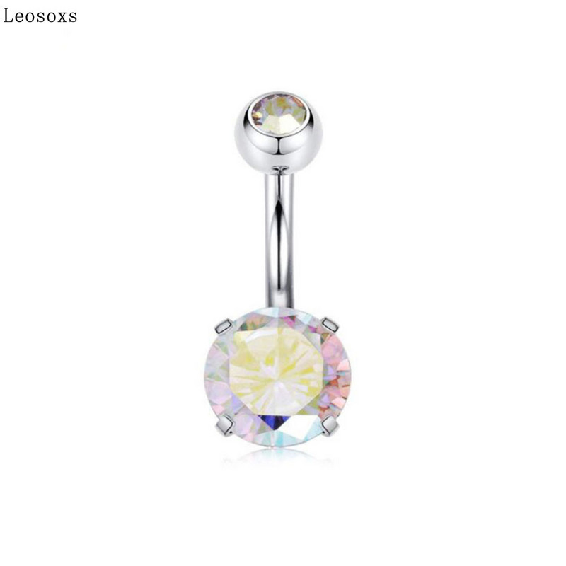 Leosoxs Set de unghii buric nou corp perforare oțel inoxidabil ornament ombilical puncție bijuterii