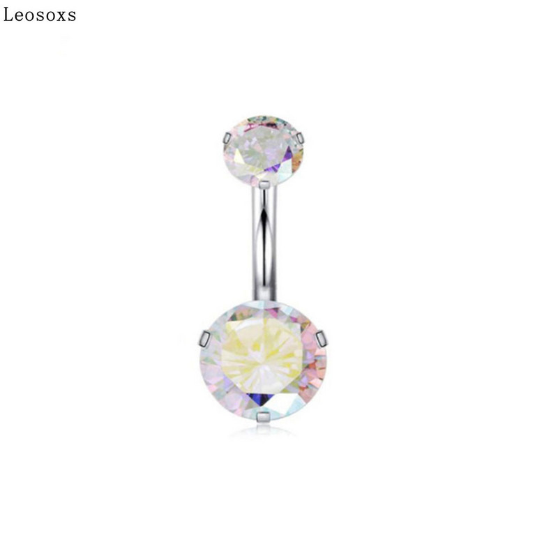 Leosoxs Set de unghii buric nou corp perforare oțel inoxidabil ornament ombilical puncție bijuterii