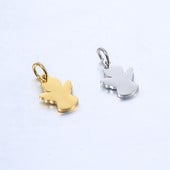 DOOYIO 5vnt nerūdijančio plieno pakabukai angelų apyrankės pakabučiai madingi kaklo papuošalai. Išvados „pasidaryk pats“ rankų darbo reikmenys