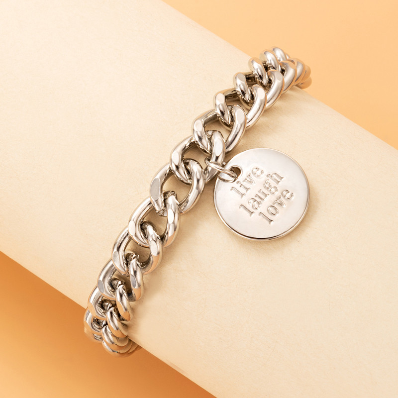 Tocona Punk gleznă cu lanț gros pentru femei fete culoare aurie napolitană aliaj metal picioare reglabile accesorii bijuterii boeme 19762