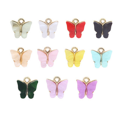 5/10 vnt. mišraus metalo gyvūnų drugelių pakabukai papuošalams gaminti pakabukai karoliai Mieli auskarai, pasidaryk pats, rankų darbo aksesuarai