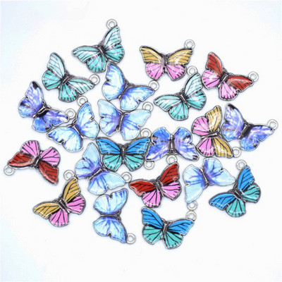 5/10 vnt. mišraus metalo gyvūnų drugelių pakabukai papuošalams gaminti pakabukai karoliai Mieli auskarai, pasidaryk pats, rankų darbo aksesuarai