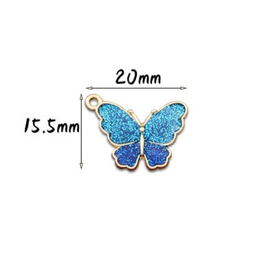 5/10 vnt. mišraus metalo gyvūnų drugelių pakabukai papuošalams gaminti pakabukai karoliai Mieli auskarai, pasidaryk pats, rankų darbo aksesuarai