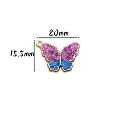 5/10 vnt. mišraus metalo gyvūnų drugelių pakabukai papuošalams gaminti pakabukai karoliai Mieli auskarai, pasidaryk pats, rankų darbo aksesuarai