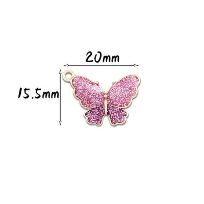 5/10 vnt. mišraus metalo gyvūnų drugelių pakabukai papuošalams gaminti pakabukai karoliai Mieli auskarai, pasidaryk pats, rankų darbo aksesuarai