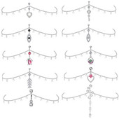 Leosoxs 1 buc ornamente de piercing de personalitate pentru dansul din buric, lanț de talie cu personalitate în mai multe stiluri, inel pentru buric sursă fabrică