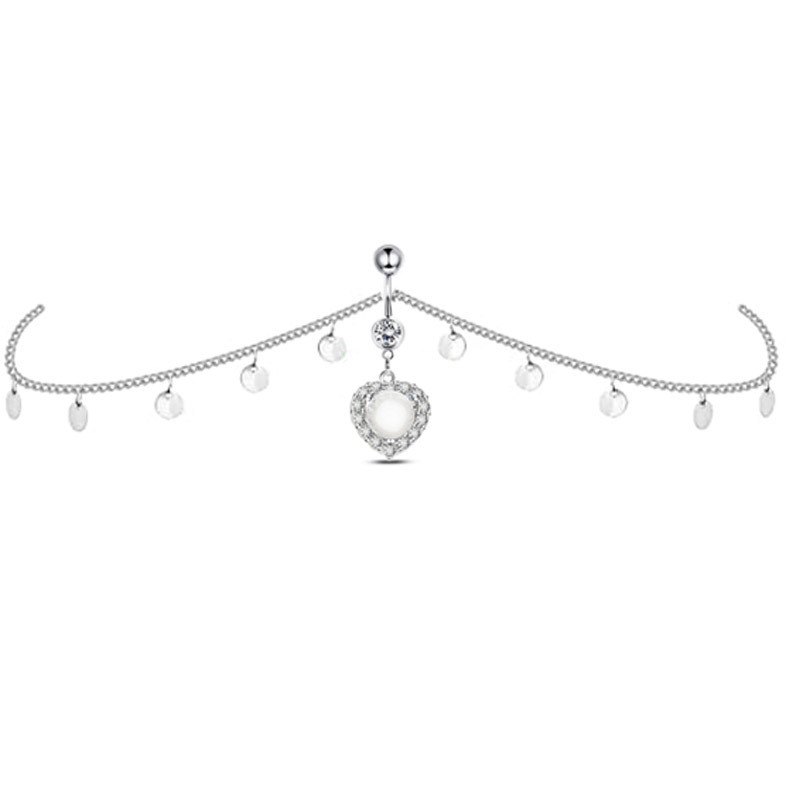 Leosoxs 1 buc ornamente de piercing de personalitate pentru dansul din buric, lanț de talie cu personalitate în mai multe stiluri, inel pentru buric sursă fabrică