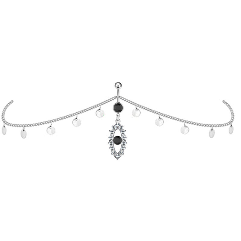 Leosoxs 1 buc ornamente de piercing de personalitate pentru dansul din buric, lanț de talie cu personalitate în mai multe stiluri, inel pentru buric sursă fabrică