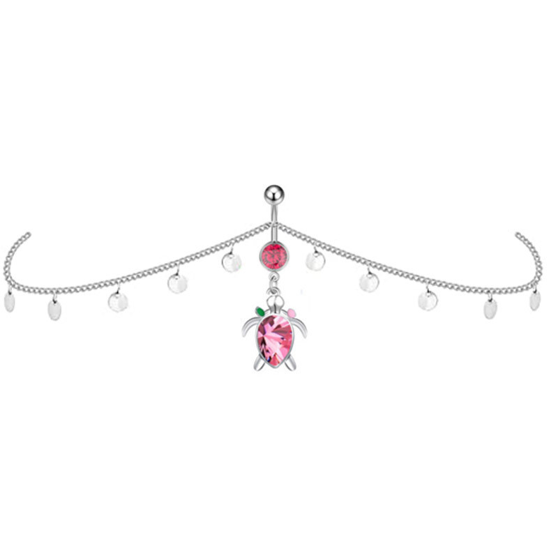 Leosoxs 1 buc ornamente de piercing de personalitate pentru dansul din buric, lanț de talie cu personalitate în mai multe stiluri, inel pentru buric sursă fabrică