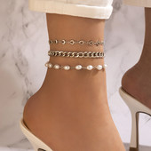 „ToconaPunk“ storos grandinės užraktas, mielos širdies, blizgios krištolinio akmens basutės basoms pėdoms moterims, vyrams, bohemiški papuošalai21808