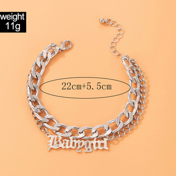 Tocona Punk Thick Chain Lock Gleszens Lovely Heart Shiny Crystal Stone Barefoot Sandals Feet for Women Men Bohemian Jewelry21549