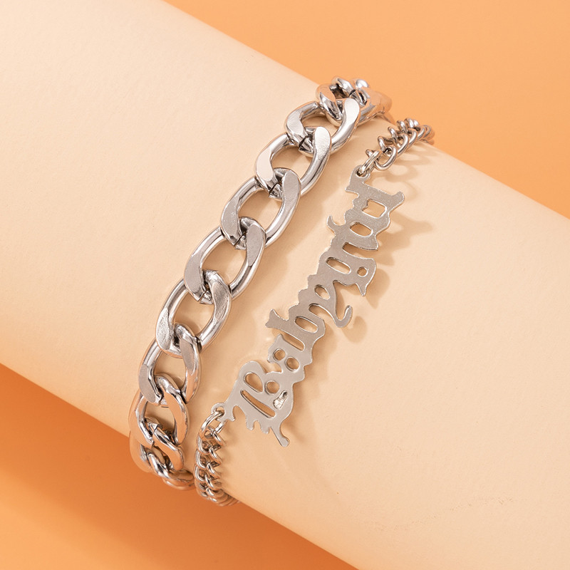 Tocona Punk Gros Lanț Blocare Anklets Inima minunată Stralucitoare Cristal Piatră Sandale Desculț Picioare pentru Femei Bărbați Bijuterii Boeme21549