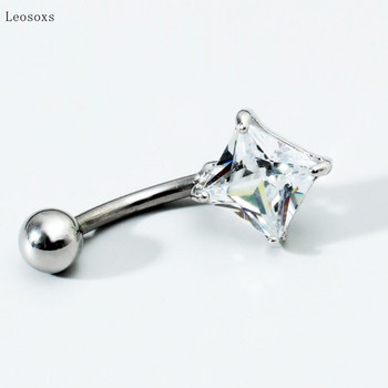 Leosoxs 1 τεμ Trendy Simple Κοσμήματα Body Piercing Δαχτυλίδι σε σχήμα διαμαντιού