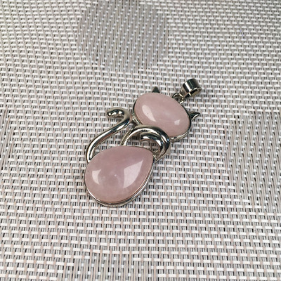 Pietre naturale în formă de pisică pandantiv cu margele plate pandantive drăguțe placate cu pisoi pentru fabricarea de bijuterii DIY Reiki coliere accesorii