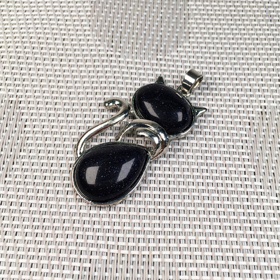 Pietre naturale în formă de pisică pandantiv cu margele plate pandantive drăguțe placate cu pisoi pentru fabricarea de bijuterii DIY Reiki coliere accesorii