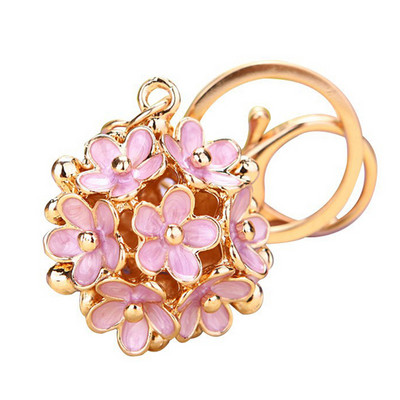 Geantă fină breloc mașină feminin Coreea high-end drăguț cu incrustare zirconiu ananas pandantiv cheie mașină mic cadou stras