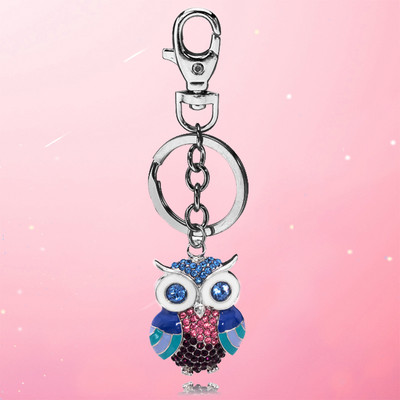 Geantă fină breloc mașină feminin Coreea high-end drăguț cu incrustare zirconiu ananas pandantiv cheie mașină mic cadou stras