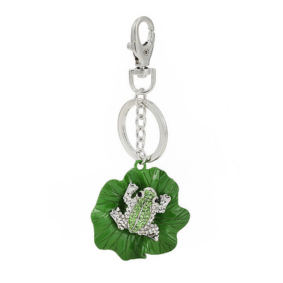 Geantă fină breloc mașină feminin Coreea high-end drăguț cu incrustare zirconiu ananas pandantiv cheie mașină mic cadou stras