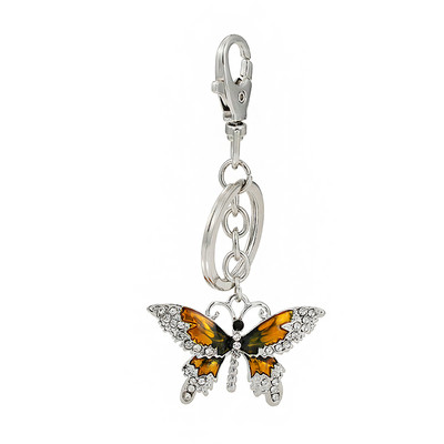 Geantă fină breloc mașină feminin Coreea high-end drăguț cu incrustare zirconiu ananas pandantiv cheie mașină mic cadou stras