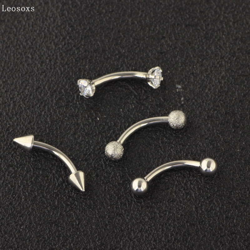 Leosoxs Piercing Bijuterii Nas Nail Set Mixt Oțel inoxidabil Buze Unghie Sprâncene Unghie Nazală