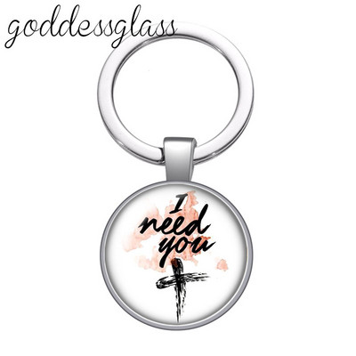 Fashion Letters Be happy Pray Mama bless Breloc cabochon rotund din sticlă Geantă Breloc mașină Suport inel Brelocuri brelocuri pentru cadou