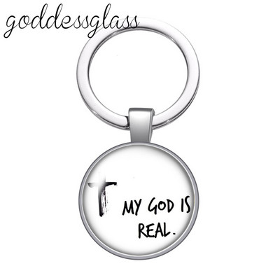 Fashion Letters Be happy Pray Mama bless Breloc cabochon rotund din sticlă Geantă Breloc mașină Suport inel Brelocuri brelocuri pentru cadou