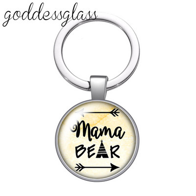 Fashion Letters Be happy Pray Mama bless Breloc cabochon rotund din sticlă Geantă Breloc mașină Suport inel Brelocuri brelocuri pentru cadou