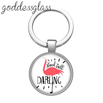 Fashion Letters Be happy Pray Mama bless Breloc cabochon rotund din sticlă Geantă Breloc mașină Suport inel Brelocuri brelocuri pentru cadou