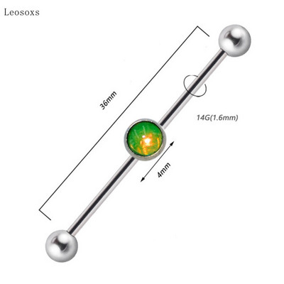 Leosoxs 1 buc Bijuterii piercing pe corp pentru unghii, noi, industriale, creative