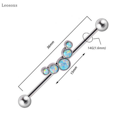 Leosoxs 1 buc Bijuterii piercing pe corp pentru unghii, noi, industriale, creative