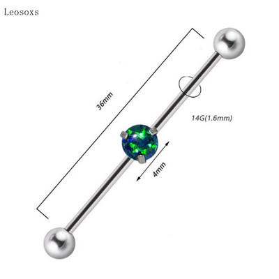 Leosoxs 1 buc Bijuterii piercing pe corp pentru unghii, noi, industriale, creative