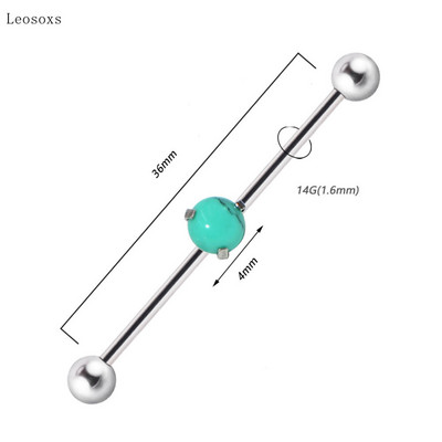 Leosoxs 1 buc Bijuterii piercing pe corp pentru unghii, noi, industriale, creative