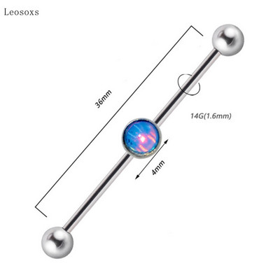 Leosoxs 1 buc Bijuterii piercing pe corp pentru unghii, noi, industriale, creative