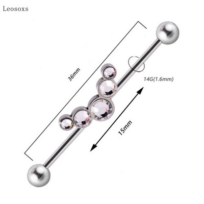 Leosoxs 1 buc Bijuterii piercing pe corp pentru unghii, noi, industriale, creative