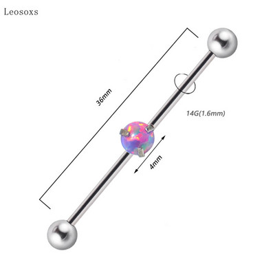 Leosoxs 1 buc Bijuterii piercing pe corp pentru unghii, noi, industriale, creative