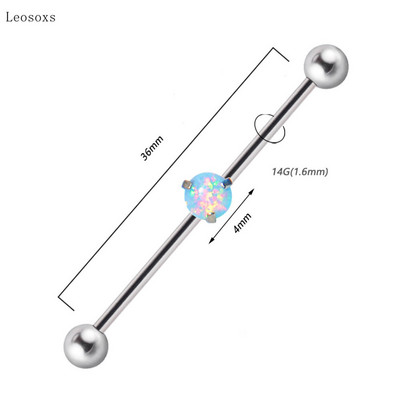 Leosoxs 1 buc Bijuterii piercing pe corp pentru unghii, noi, industriale, creative