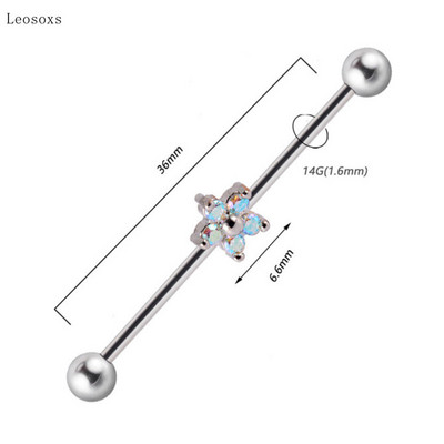 Leosoxs 1 buc Bijuterii piercing pe corp pentru unghii, noi, industriale, creative
