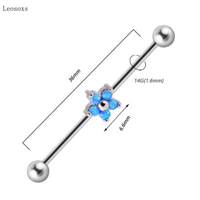 Leosoxs 1 buc Bijuterii piercing pe corp pentru unghii, noi, industriale, creative
