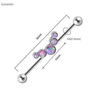 Leosoxs 1 buc Bijuterii piercing pe corp pentru unghii, noi, industriale, creative