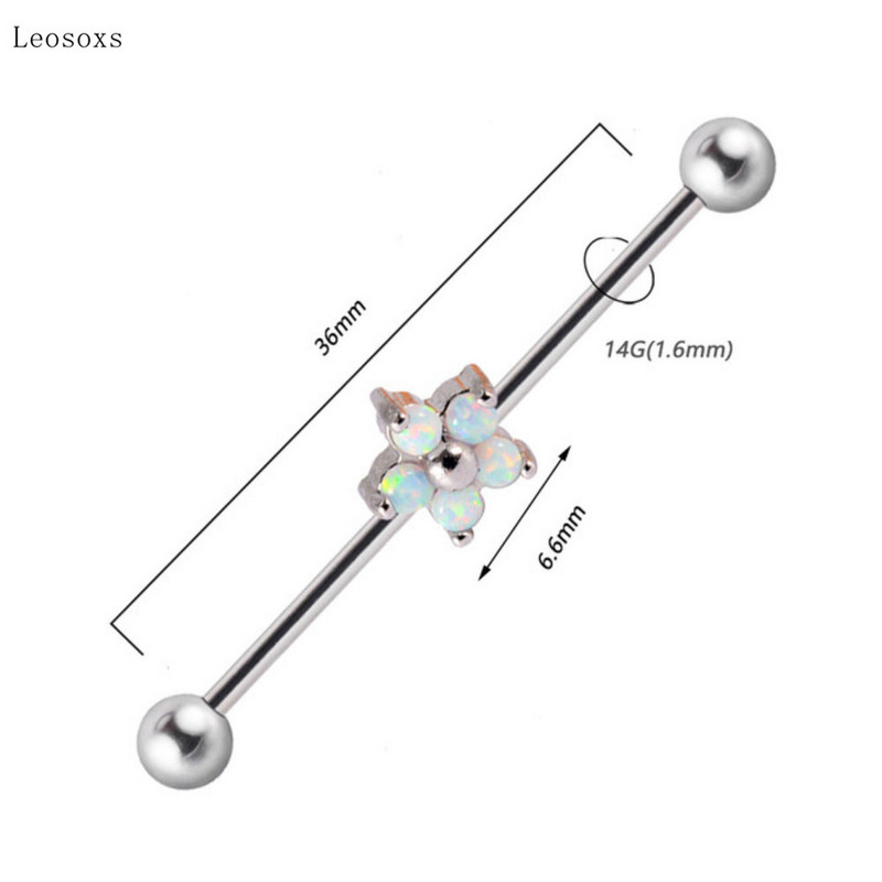 Leosoxs 1 buc Bijuterii piercing pe corp pentru unghii, noi, industriale, creative