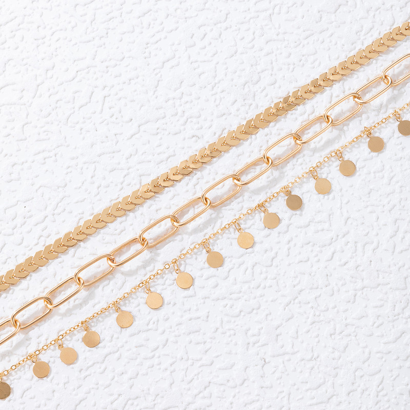 Tocona Charms cheie glezna napolitana stras stralucitor lant pentru picioare reglabil bijuterii boeme cadou pentru femei barbati 2 buc/seturi 21557