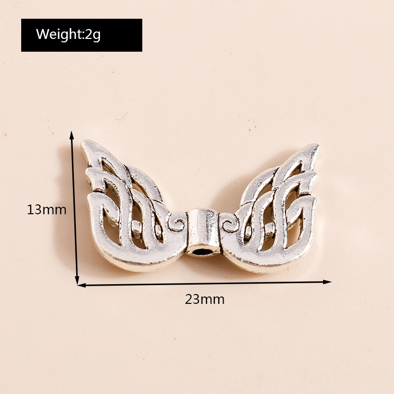 10 bucăți 23*13 mm din aliaj aripi de înger conector farmec pentru bijuterii accesorii diy coliere brățări fabricarea pandantive artizanat