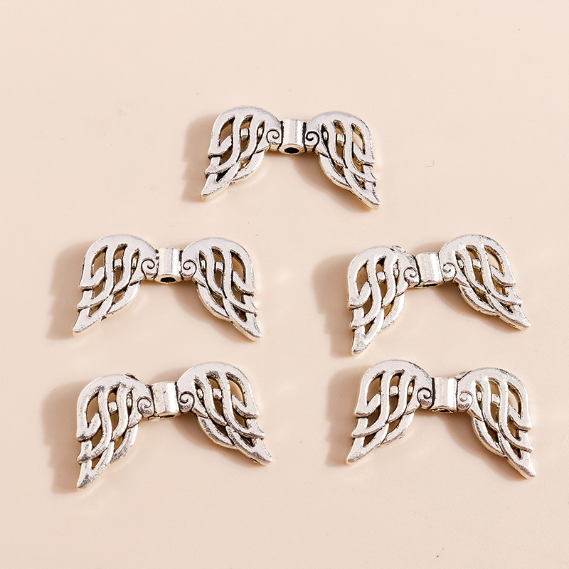 10 bucăți 23*13 mm din aliaj aripi de înger conector farmec pentru bijuterii accesorii diy coliere brățări fabricarea pandantive artizanat