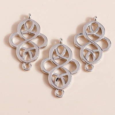 10 buc. Boemia colorată etnică Hasma Charms de mână Pandantive Conectori pentru cercei lucrați manual Colier Bijuterii DIY Cruce cu ridicata