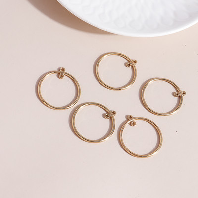 15 bucăți/lot 31*34mm la modă aliaj de zinc de culoare aur Charms conector Fit bratari pandantive coliere DIY decorare bijuterii