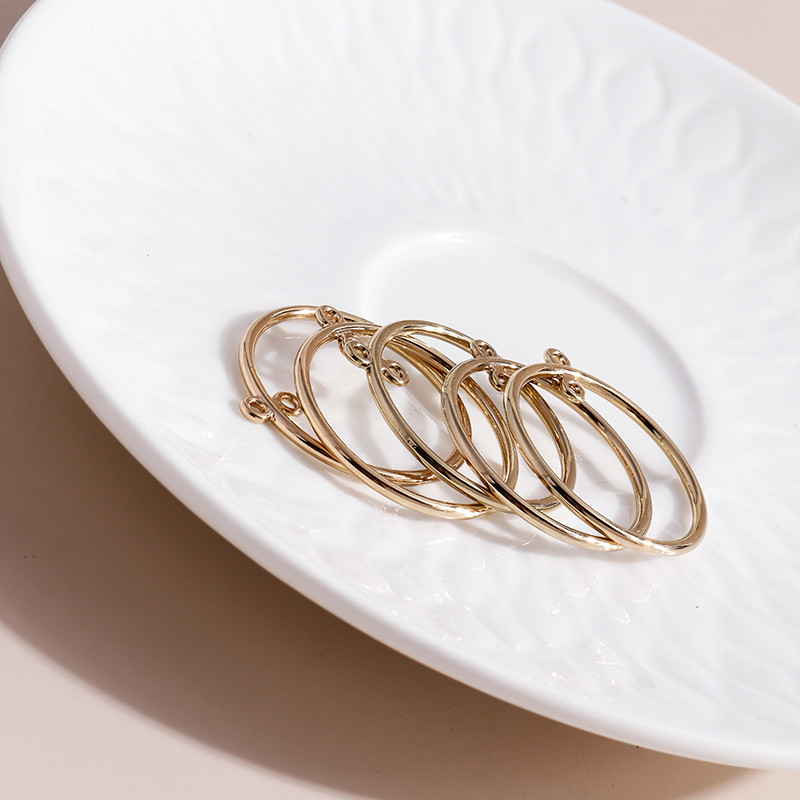 15 bucăți/lot 31*34mm la modă aliaj de zinc de culoare aur Charms conector Fit bratari pandantive coliere DIY decorare bijuterii