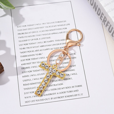 Breloc cu pandantiv cu literă AZ cu strass Breloc cu pandantiv pentru mașină, la modă simplă, pentru unisex, cataramă cu homar, breloc pentru doamne, bijuterii cu pandantiv